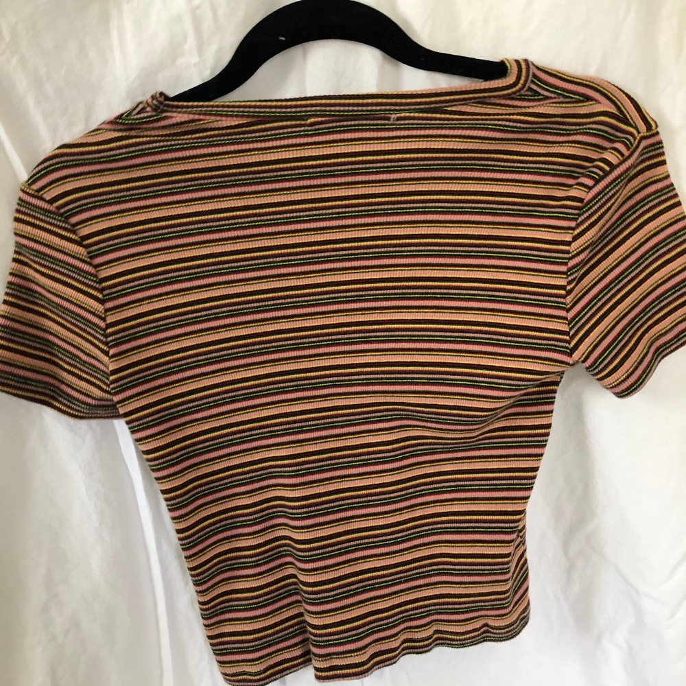 striped t-shirt (brandy Melville